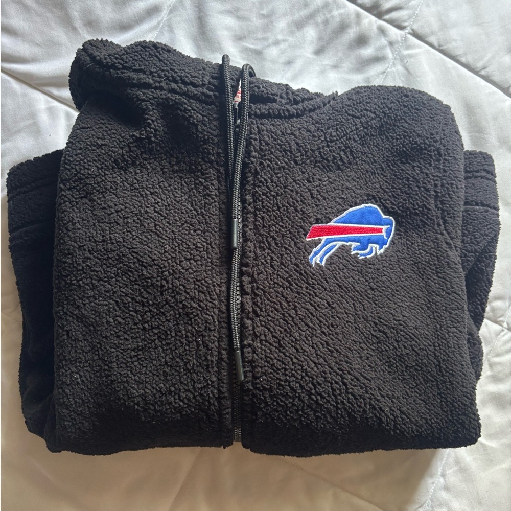 Bills Black Sherpa Jacket